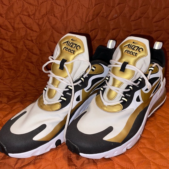 COPY - Nike Air 70 React black and gold men’s size 13 - Picture 1 of 5